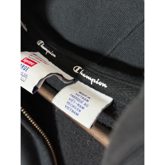supreme champion zip up hooded sweatshirt - Picture 6 of 7